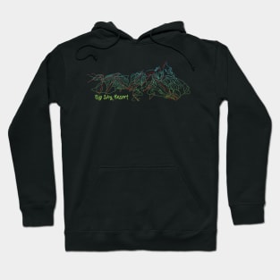 Big Sky Resort Trail Map Hoodie